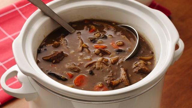Beef Mushroom Barley Soup | Louisiana Kitchen & Culture